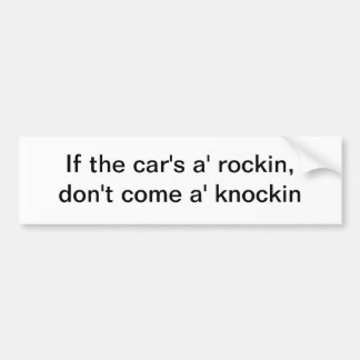 Adesivo Para Carro Se o rockin do a do carro - autocolante no vidro