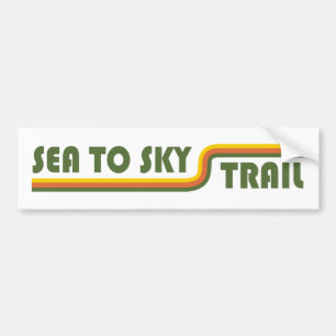 Adesivo Para Carro Sea to Sky Trail Colúmbia Britânica