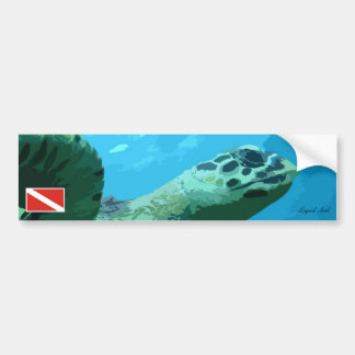 Adesivo Para Carro Sea Turtle Bumper Sticker