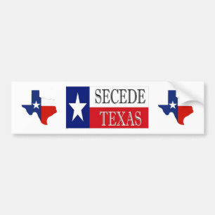 Adesivo Para Carro Secede Texas 2