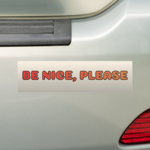 Adesivo Para Carro Seja Legal, Por Favor