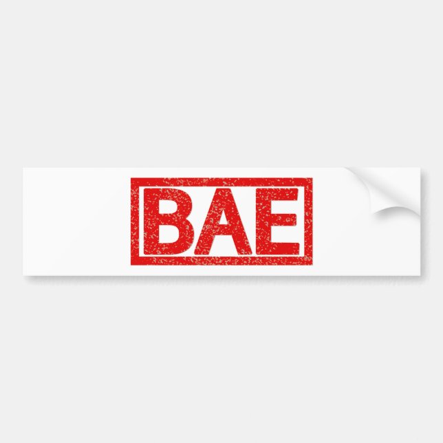 Adesivo Para Carro Selo de Bae (Frente)