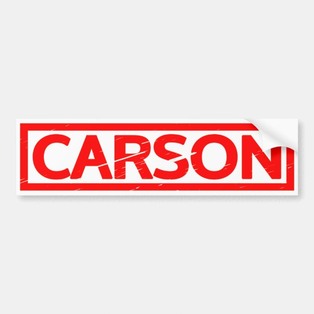 Adesivo Para Carro Selo de Carson (Frente)