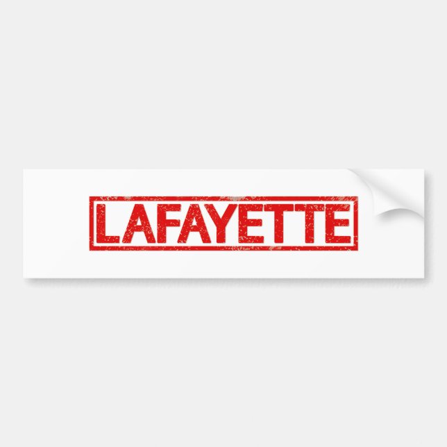 Adesivo Para Carro Selo de Lafayette (Frente)