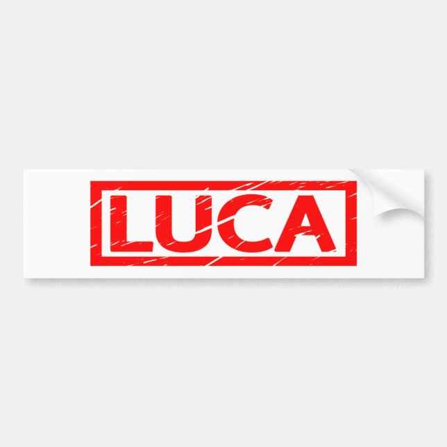 Adesivo Para Carro Selo de Luca (Frente)