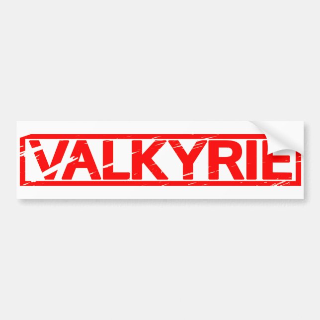 Adesivo Para Carro Selo de Valkyrie (Frente)