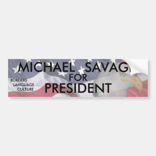 ADESIVO PARA CARRO SELVAGEM DE MICHAEL PARA O PRESIDENTE