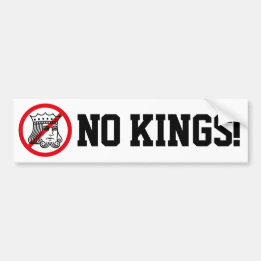 Adesivo Para Carro SEM KINGS! - Trump Protest - Bumper Sticker