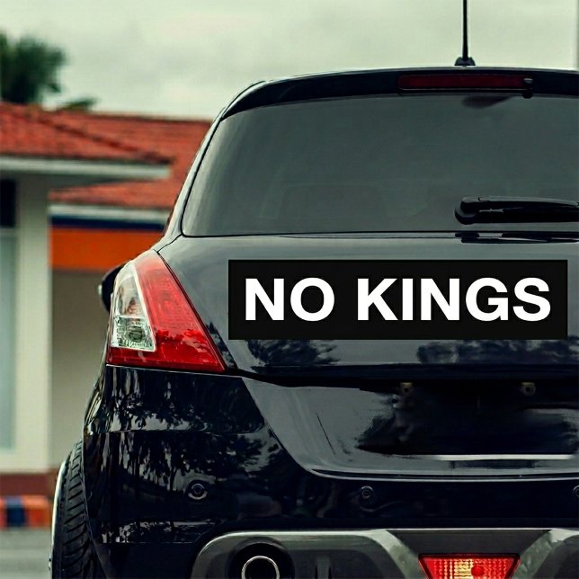 Adesivo Para Carro Sem Reis (No Kings Bumper Sticker)