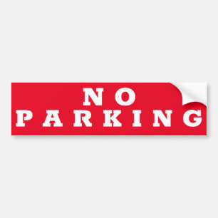 Adesivo Para Carro SEM Sinal/vinheta de estacionamento