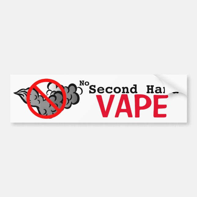 Adesivo Para Carro Sem Vape De Segunda Mão (Frente)