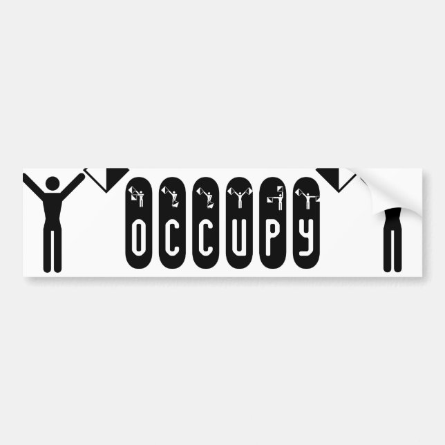 Adesivo Para Carro semaphore flag "OCCUPY" (Frente)