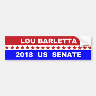 Adesivo Para Carro Senado de Lou Barletta E.U. Pensilvânia 2018