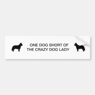 Adesivo Para Carro Senhora louca do cão