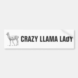 Adesivo Para Carro Senhora louca do lama