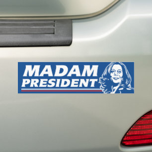 Adesivo Para Carro Senhora Presidente Kamala Harris 2024