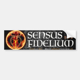 Adesivo Para Carro Sensus Fidelium Bumper Sitcker