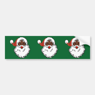 Adesivo Para Carro sequin African santa claus