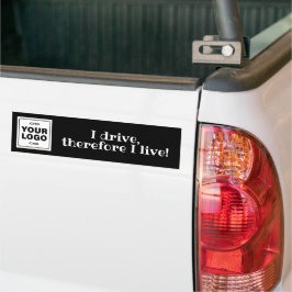 Adesivo Para Carro Seu Logotipo - Quadrado - Fundo BRANCO