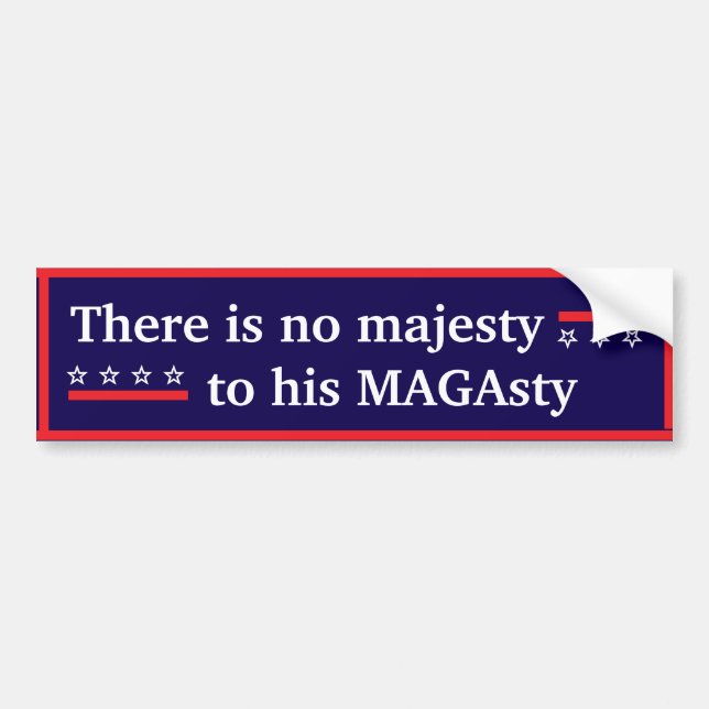 Adesivo Para Carro Seu MAGAsty Bumper Sticker (Frente)