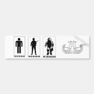Adesivo Para Carro Seu marido… seu marido… meu pára-choque s do