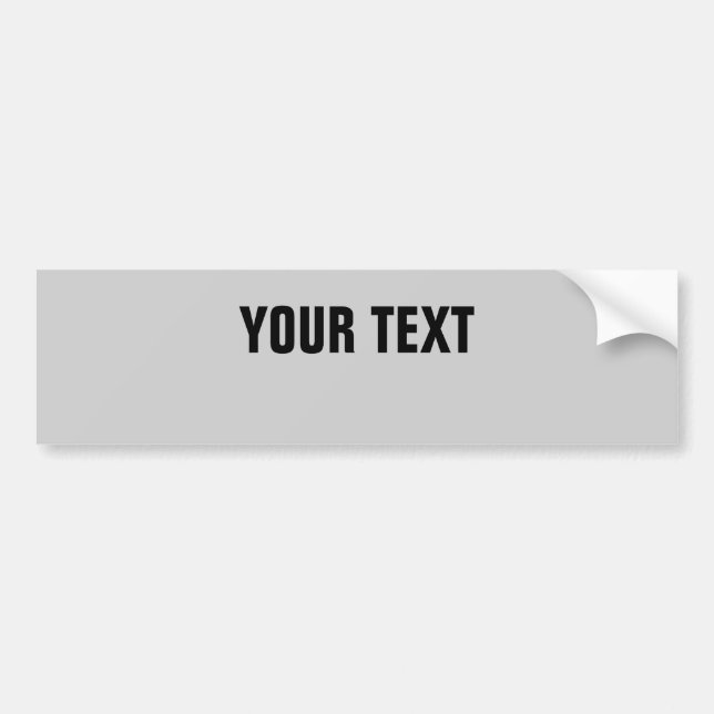 Adesivo Para Carro Seu texto "Folio Bold CONDENSADO" na Cinza (Frente)