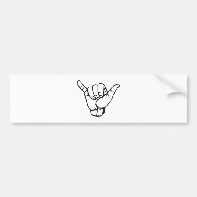 ADESIVO PARA CARRO SHAKA GRANDE (Frente)