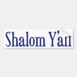 Adesivo Para Carro Shalom você