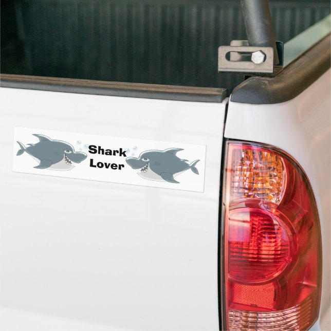 Adesivo Para Carro Shark Lover (No caminhão)