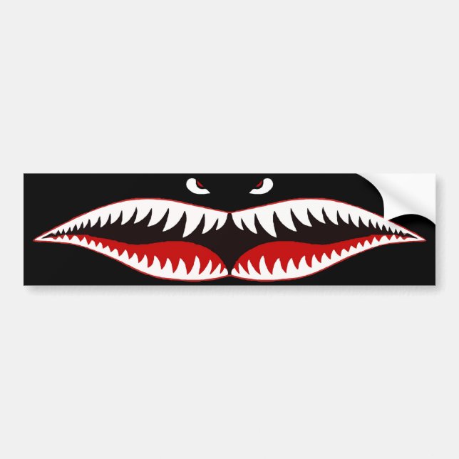 Adesivo Para Carro Sharkmouth (Frente)