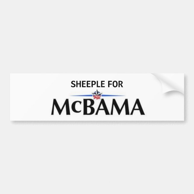 Adesivo Para Carro Sheeple para McBama (Frente)