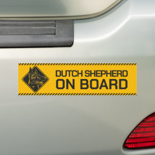 Adesivo Para Carro Shepherd holandês no Conselho