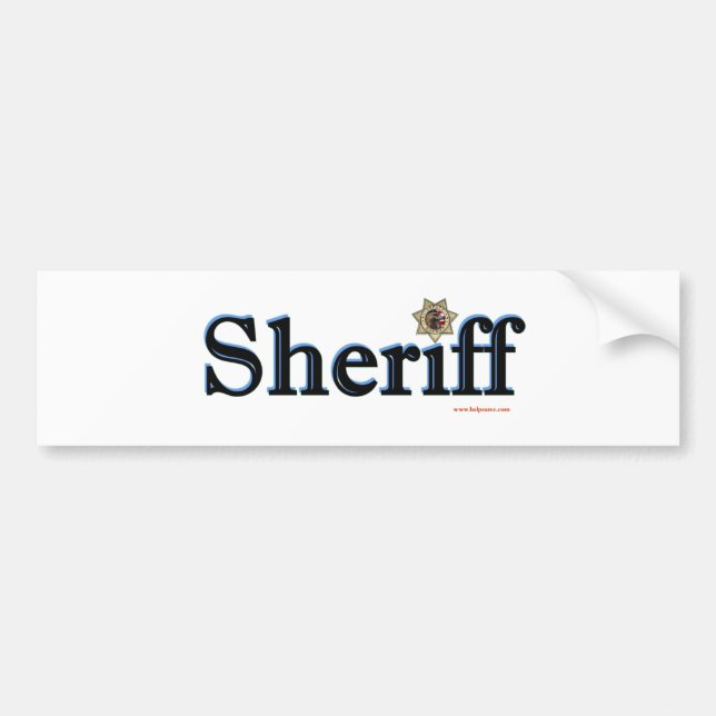 Adesivo Para Carro Sheriff_Script (Frente)