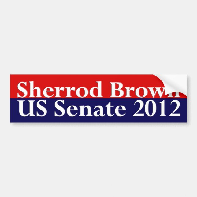 Adesivo Para Carro Sherrod Brown para o autocolante no vidro traseiro (Frente)