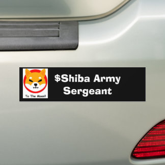 Adesivo Para Carro SHIBA ARMY: Sargento