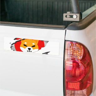 Adesivo Para Carro SHIBA INU criptomoeda - SHIBA INU Crypto SHIB