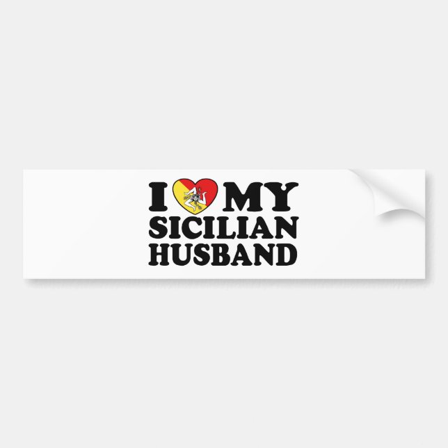 Adesivo Para Carro Sicilian Husband (Frente)