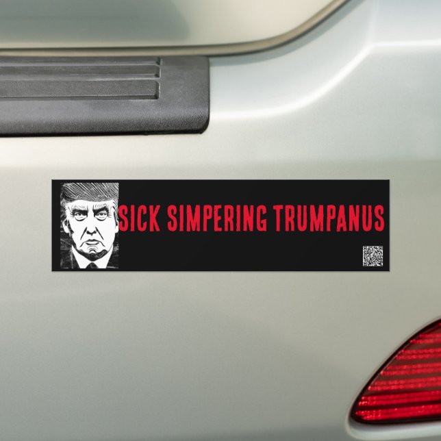ADESIVO PARA CARRO SICK SIMPERING TRUMPANUS (No carro)