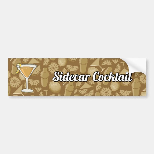 Adesivo Para Carro Sidecar cocktail (Frente)