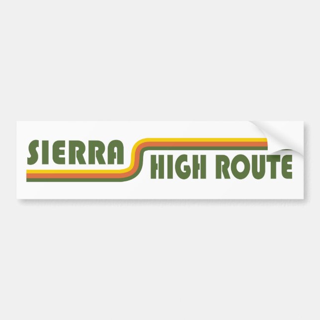 Adesivo Para Carro Sierra High Route California (Frente)