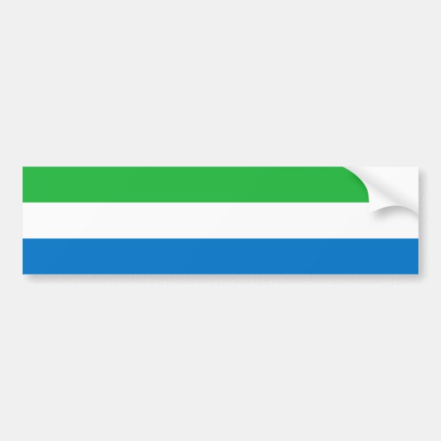 Adesivo Para Carro Sierra Leone Flag (Frente)