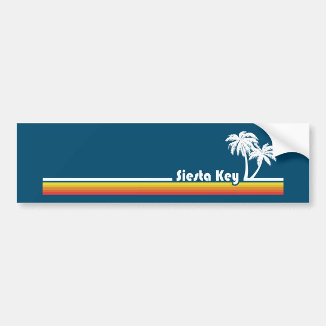 Adesivo Para Carro Siesta Key Florida (Frente)