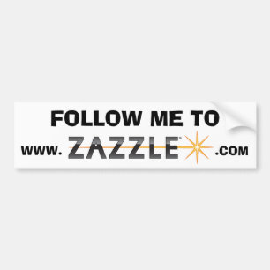 Adesivo Para Carro Siga-me à COMPETIÇÃO de www.zazzle.com