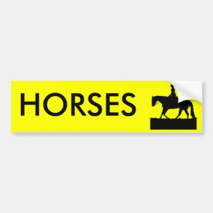 Adesivo Para Carro Silhouette de Cavalo