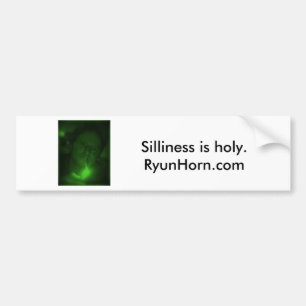 Adesivo Para Carro SillyGreenPhotoBumperSticker
