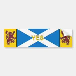 Adesivo Para Carro Sim bandeira de Scotland e autocolante no vidro
