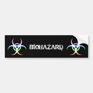 Adesivo Para Carro Símbolo de incandescência do Biohazard -