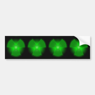 Adesivo Para Carro Símbolo de incandescência verde engraçado da