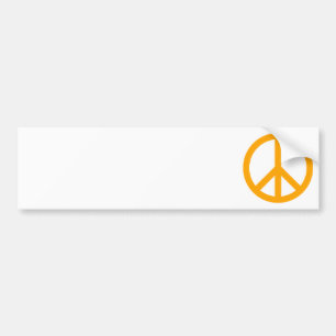 Adesivo Para Carro Símbolo de paz alaranjado