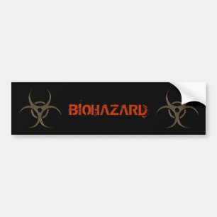 Adesivo Para Carro Símbolo do Biohazard - autocolante no vidro